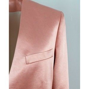 Philosophy Di Lorenzo Serafini Double-Breasted Duchesse Pink Blazer - NWT